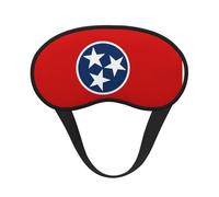 Light-Blocking Sleep Mask, Uniquely Tennessee State Flag Print Eye Mask, Soft and Skin-Friendly Without Being Tight