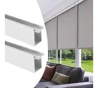 Light Blocking Strips Aluminum U Channel Blackout Track for Energy Efficient Side Track for Bli Effective Light Blocker Perfect Window Treatment Solut