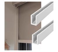 Light Blocking Strips, Blackout Strips For Windows U-Channel Tracks(2pack White,1.1m)