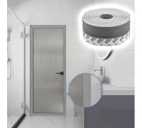 Light Blocking Strips Door Frame, Inside-Mount Window Side Light Blocker Side Rail Track, White/Black/Gray/Brown Light Gap Blockers(Gray,W2.5 cm (1"))