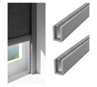 Light Blocking Strips for Window Frame, L Shape, U Shape - Easy to Install Light Strip Blockers, Customized Length - Blackout Light Blockers On The Side of Window Shades(2 pcs U-Shaped,60cm)