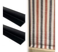 Light Blocking Strips for Window Frame, Self-Adhesive Blackout Side Tracks, Cuttable PVC Rails for Enhanced Privacy and Darkness