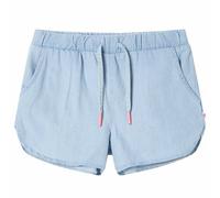 (light blue, 128 (7-8y)) Kids' Shorts School Casual Kids Elasticated Waistband Shorts Children's Pants