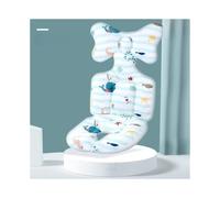 (Light Blue) Baby Stroller Cotton Cushion Thickened Car Seat Cushion All Universal Season Use