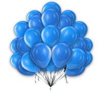 Light Blue Balloons 25Pcs 10 Inch Balloon Pack Sky Azure Blue Latex Balloon For Arch Garland Men Boys Birthday Wedding Proposal Anniversary Graduation Engagement Decoration