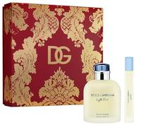 Light Blue by Dolce and Gabbana for Men - 2 Pc Gift Set 4.2oz EDT Spray, 0.33oz EDT Spray