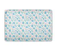 Light Blue Cacti Beige Extra Large Resuable Training Pee Pads for Kids Waterproof Washable Baby Pee Pads Anti-Lip Diaper Pads for Toddler Kids 52" L x 34" W