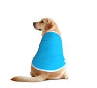Light Blue Color Dog Shirt Vest Dog Clothes- Breathable Cooling for Big Dogs, Sun Protection Comfort Wear for Golden Retriever, Husky, Alaska Outdoor Activities XX-Large