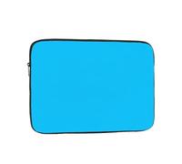 Light blue color Print Laptop Sleeve 12 inch, Oxford Case | Splash-Resistant Oxford W/ Foam Padding. Fits 12 Inch Laptop. Slim For Backpack Light Blue Color Print