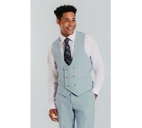 Light Blue Double Breasted Waistcoat Dobell Light Blue L
