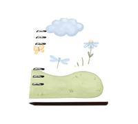 Light Blue Dragonfly Notebook A5, Pu Leather Notebooks A5, Lined Paper Ring Binder Notebook 180Pages/90Sheets, Notes Book for Man, Exercise Books for Meeting, Study Essentials Women Man