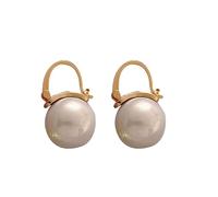 Light Blue Earrings For Temperament Yet Trendy High End Texture Earrings For Women Copper Hoop Earrings, one size, Metal, No Gemstone