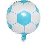 Light Blue Football Foil Balloon, 33cm