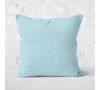Light Blue Geometric Shapes Square Cushion - 50x50cm - Soft Touch