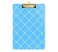 Light Blue Grid clipboard Engineer Plastic for Nurses Home Contractor Size 9 x 12