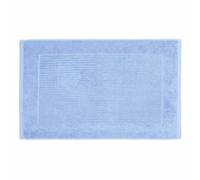 Homescapes Imperial Plain Cotton Light Blue Bath Mat