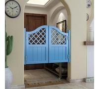 Light Blue Interior Wood Swinging Doors 23.6-63in, Two-Way Opening, Easy Assembly, Ideal for Bars & Porches, Modern Slish Design, 120x90cm/47.2x35.4in