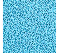 Light Blue Nonpareils Sprinkles 130g - 2mm Edible Hundreds & Thousands Pearl Sprinkles Cake Decorations for Baking, Cupcake, Cookie, Donut & Ice Cream Toppings, Wedding Birthday Party Supplies