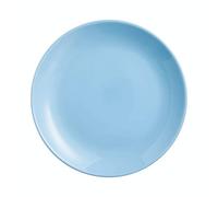Light Blue Opal Glass Dinner Set Dinnerware Tableware (6 Dessert Plates)