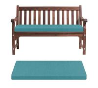 Light Blue Outdoor Bench Cushion 120x35x5cm 5cm Thick Non-Slip Straps Stylish & Comfortable for Patio Dining Kitchen Terrace Seating - Perfect for Indoor/Outdoor Use