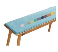 Light Blue Outdoor Chair Cushions, 50x50 cm Replacement Bench Pads for Garden Swings & Bay Windows, Comfortable Indoor/Outdoor Cushions for Stylish Seating