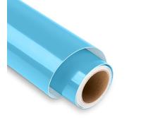 Light Blue Permanent Vinyl for Cricut - 12" x 5FT Light Blue Cricut Vinyl Roll, Outdoor Self Adhesive Vinyl Roll for Decor Sticker, Party Decoration