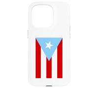 Light Blue Puerto Rico Celeste flag Case for iPhone 15 Pro