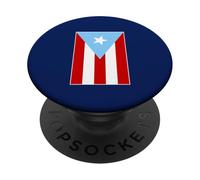Light Blue Puerto Rico Celeste flag PopSockets Adhesive PopGrip
