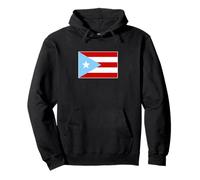 Light Blue Puerto Rico Celeste flag Pullover Hoodie