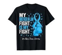 Light Blue Ribbon Brother In Law Addison's Disease Awareness T-Shirt