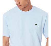 (Light Blue, S) Lacoste Mens T Shirts TH6709 Short Sleeve Regular Fit