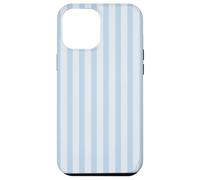 Light Blue Stripes Aesthetic Coastal Summer Vertical Lines Case for iPhone 12 Pro Max