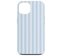 Light Blue Stripes Aesthetic Coastal Summer Vertical Lines Case for iPhone 13