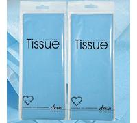 Light Blue Tissue | 8 Sheets, Each 50x70cm | 2 Packs, Each with 4 Sheets Premium Quality Tissue | Biodegradable Packaging | Ideal for Gift Wrapping and Crafting