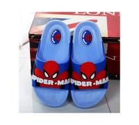 (Light Blue Z, 21-22-Insole 16.0 cm) Disney Children's Slippers Summer Boys Indoor Thick Bottom Bath Soft Anti-skid Sandals Carton Boys Flip-flops Outside Blue Shoes