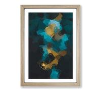 Light Blur in Abstract Framed Print | A2 Oak Framed Wall Art | Ready to Hang | Abstract Fantasy Picture | Living Room Bedroom Lounge Office