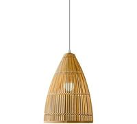 Light Boho Woven Rattan Pendant Lighting Fixture Small Farmhouse Rustic Hanging Lamp Vintage Wicker Chandelier for Bedroom Living Kitchen Island Dining Room