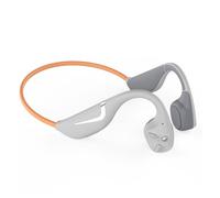 Light Bone Conduction Headset Wireless Bluetooth Headphone With MIC BT 5.3 IPX7 Waterproof For Sport Night Running(DV68 Grey)