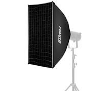 Light Box 23.6" x 35.4" Quick Release Strip Softbox 60x90cm with Beam Grid, Lighting Modifiers Light Shaping Tools for Godox SL-60W SL150W II FV150 AD300PRO AD400PRO AD600BM VL150 VL300 Studio Light