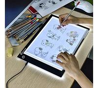 Light Box Drawing A4,Tracing Board with 3 Brightness Adjustable for Artists, Animation Drawing, Sketching, Animation, X-ray Viewing (Black)