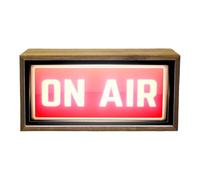 Light Box On Air Studio Sign | Illuminated Light Up LED Room Signage | DJ Recording Artist Classic Retro Lighting | Bright Display For Broadcasting |Live Social Media Enthusiast Content Creator Gift