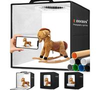 Light Box Photography 30cm/12"x12" Portable Photo-Box Booth, Mini Shooting Te...
