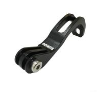 Light Bracket Holder in Aluminum Alloy for Sport Cameras Designed to Fit For Brompton and Folding Bikes (road 黑色)