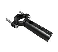 Light Bracket Mount - Motorcycle Aluminum Alloy Holder, Adjustable Headlight Extension for Motorbike, Rearview Mirror Compatible, Shockproof Sturdy Accessory for Urban Street Navigation Daytime