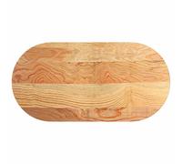 (light brown, 100 x 50 x 4 cm) vidaXL Table Top Replacement Board DIY Dining Table Top Solid Wood Oak Oval