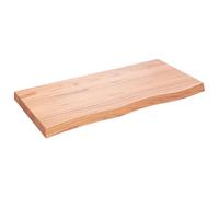 Wall Shelf Wooden Floating Shelf Display Shelf Treated Solid Wood Oak vidaXL