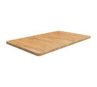 (light brown, 100 x 60 x 2.5 cm) vidaXL Bathroom Countertop Treated Desktop Replacement Top Tabletop Solid Wood