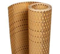 (light brown, 1000 x 90 cm) vidaXL Balcony Screen Privacy Screen Outdoor Garden Fence Screen Poly Rattan