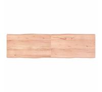 (light brown, 180 x 50 x 6 cm) vidaXL Table Top Wooden Desk Top for Table Treated Solid Wood Oak Live Edge