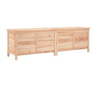 (light brown, 198.5 x 50 x 56.5 cm) vidaXL Garden Storage Box Outdoor Storage Chest Trunk Toy Box Solid Wood Fir